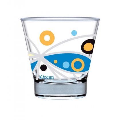 Чаши за аперитив, Ocean Bossa, Butterfly Blue, 3 бр., 360 мл