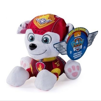 Плюшена играчка Paw patrol, Air Rescue Marshall, 14 Х 20 см