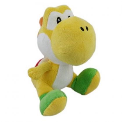 Плюшена играчка Super Mario Yoshi Yellow, 15 Х 25 см