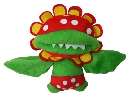 Плюшена играчка Super Mario Petey Piranha, 15 Х 19 см