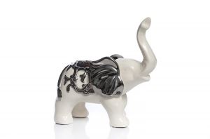 Декоративна фигура слон Stars Home, Керамика, 12 х 24 х 26 см