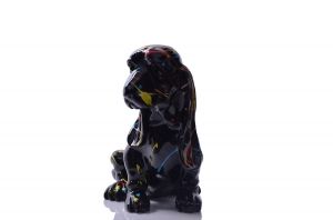 Декоративна фигура Stars Home Pet In Black, Черен, Полипласт, 30 х 40 см