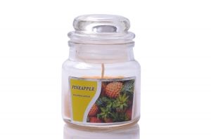 Ароматна свещ с парфюм в буркан, Stars Home Pineapple Aroma, 6 х 8 см