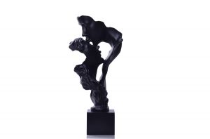 Статуетка Stars Home Sensual Seduction, Черен, Полипласт, 30 х 68 см