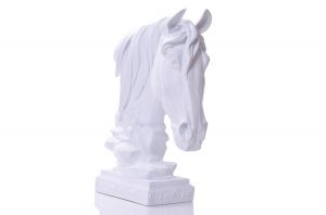Статуетка Stars Home Wild Horse, Бял, Полипласт, 30 х 40 см