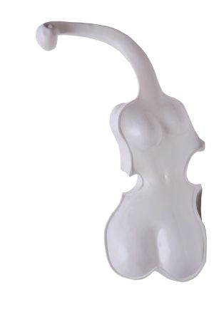 Декоративна фигура Stars Home Stradivarius, Бял, Полипласт, 45 х 65 см