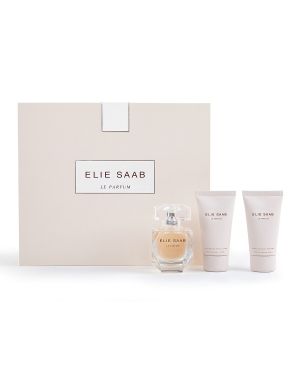 Комплект Elie Saab Le Parfum за жени : Парфюмна вода 50 мл + Мляко за тяло 75 мл + Душ крем 75 мл