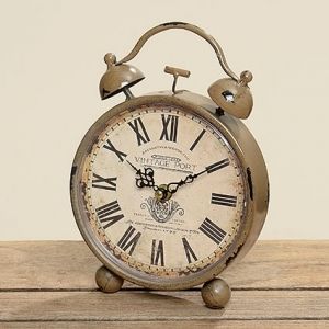 Часовник настолен Boltze Vintage, Кварц, Метал, 18 x 23 см