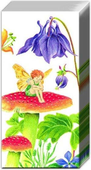 Носни кърпички с фея Fairy garden