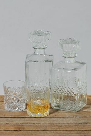 Комплект чаши и бутилка за уиски 7 части Boltze