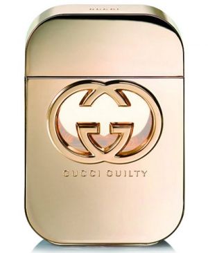 Комплект Gucci Guilty за жени : Тоалетна вода 75 мл + Мини тоалетна вода 7.4 мл + Мляко за тяло 100 мл