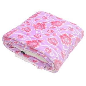 Одеяло Flowers pink, Розов, 150 x 200 cм