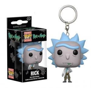 Ключодържател Funko Pocket Pop Animation: Rick & Morty - Rick, Figure Keychain
