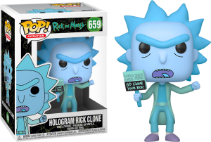 Фигурка Funko Pop Television: Rick & Morty - Hologram Rick Clone #659, Vinyl Figure