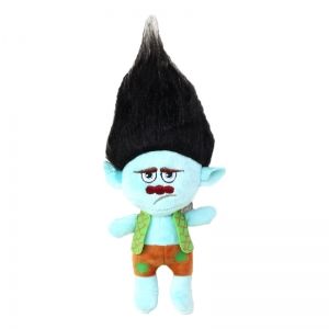 Плюшена играчка DreamWorks, Trolls Blаck Branch, 12 Х 25 см