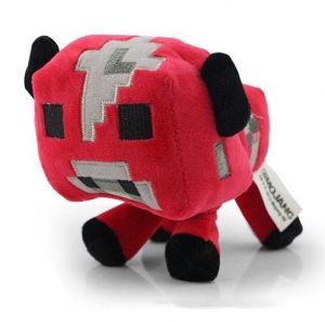 Плюшена играчка Minecraft Mooshroom, 13 Х 20 см