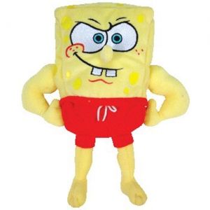 Плюшена играчка SpongeBob SquarePants, MuscleBob, 15 Х 20 см