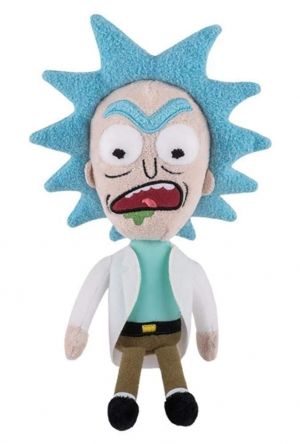 Плюшена играчка Rick and Morty, Angry Rick, 15 x 26 см
