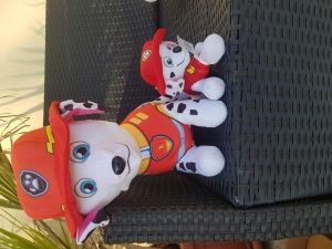 Плюшена играчка Paw patrol, Мега размер, Chase, 25 Х 45 см