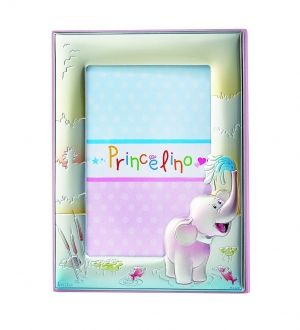 Фото рамка Princelino Elephant Paradise, със Сребро 925, 18 х 23 см