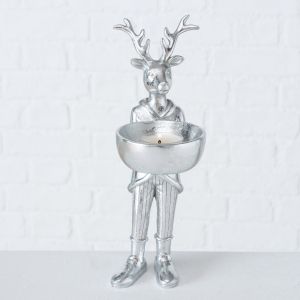 Свещник за чаена свещ с фигура на Елен Stars Home Willys, 8 х 24 см