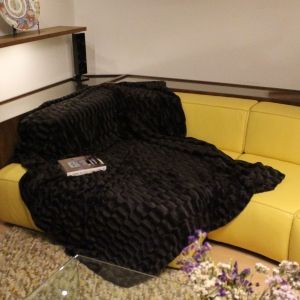 Одеяло Fluffy Soft, Кафяв, 200 x 200 см