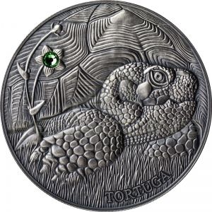 Сребърна монета "Wild Nature Atlas-Turtle" Andora, 2014 г.