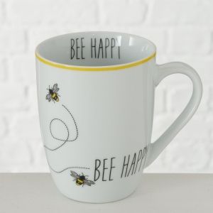 Чаша за горещи напитки Stars Home Bee Happy, 8 х 11 см, 330мл
