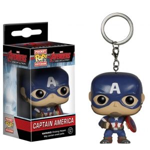 Ключодържател Funko Pocket Pop Movies: Avengers 2 - Captain America, Figure Keychain