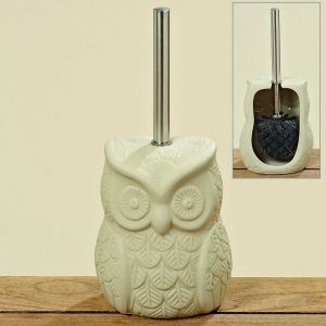 Поставка за тоалетна четка Boltze Owl, Доломит, 20 х 30 см